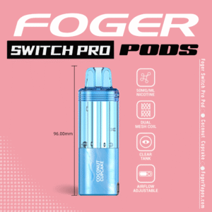 Coconut Cupcake – Foger Switch Pro Pod | 30K Puffs
