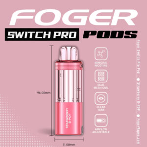 Strawberry B-POP Foger Switch Pro Pod 30K Puffs
